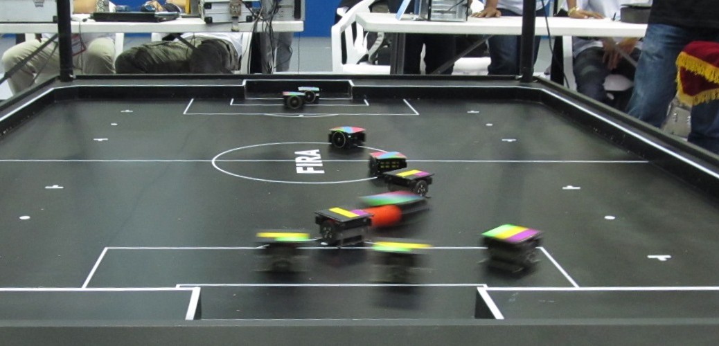 FIRA MiroSot Robot Soccer Game