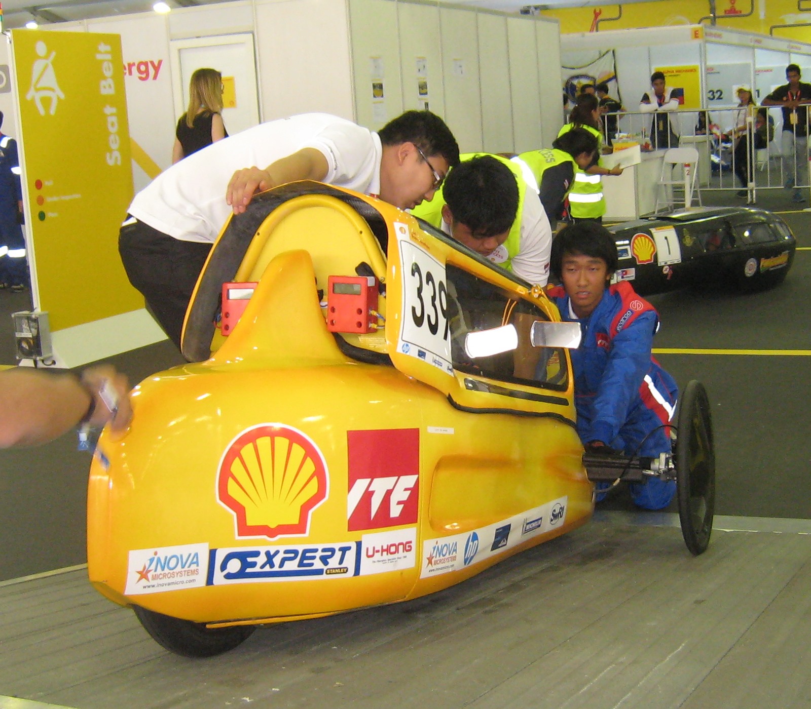 EcoTraveller vehicle at Shell Eco-Marathon Asia 2015