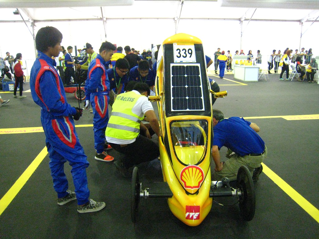 Technical panel examining the EcoTraveller for compliance
