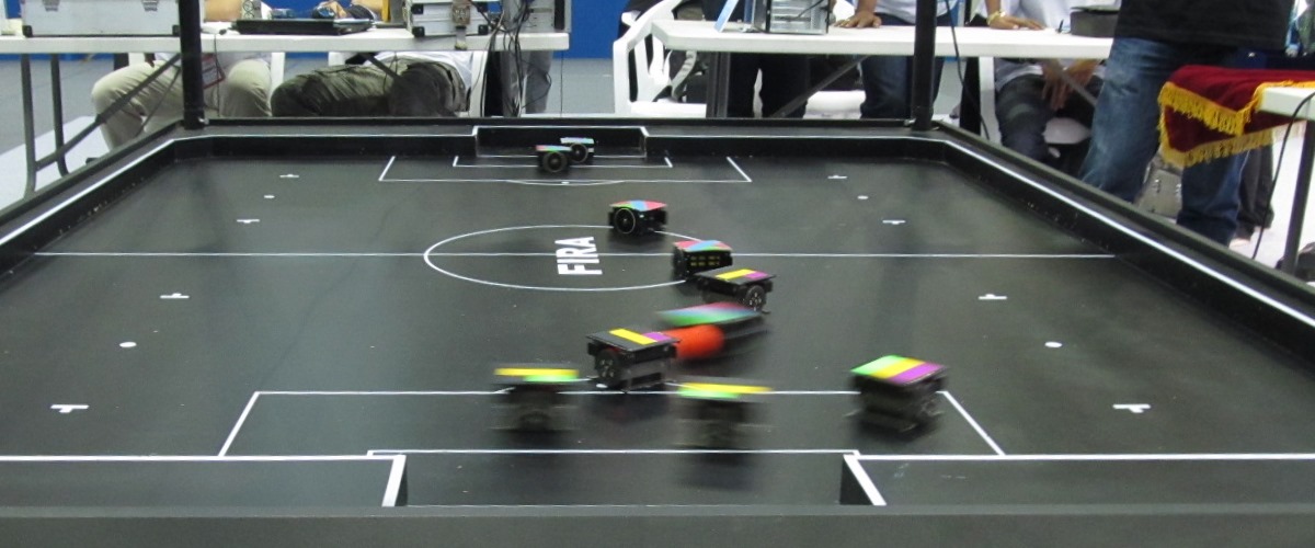 FIRA MiroSot robot soccer game