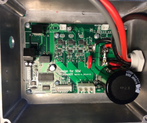 Customised iMOTO high-efficiency motor driver board