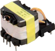 Compact switch-mode transformer with tape insulation for smartphone chargers