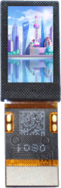 0.71 inch Micro LED display module on flexible printed circuit