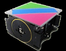 iSoccerBot omnidirectional soccer robot with colour identification top plate